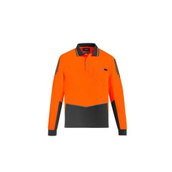 Syzmik Mens Hi Vis Flux L/S Polo - ZH310