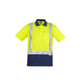 Syzmik Mens Hi Vis Spliced Polo - Short Sleeve Shoulder Taped - ZH233