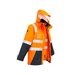 Syzmik Mens HiVis 4-in-1 Waterproof Jacket - ZJ532