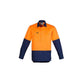 Syzmik Mens HiVis Closed Front Long Sleeve Shirt - ZW560