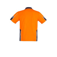 Syzmik Mens HiVis Squad Short Sleeve Polo - ZH237-Queensland Workwear Supplies