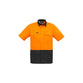 Syzmik Mens Rugged Cooling HiVis Spliced Short Sleeve Shirt - ZW815