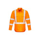 Syzmik Mens Taped X Back HiVis Long Sleeve Shirt - ZW690