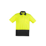 Syzmik Unisex HiVis Short Sleeve Basic Spliced Polo - ZH231-Queensland Workwear Supplies