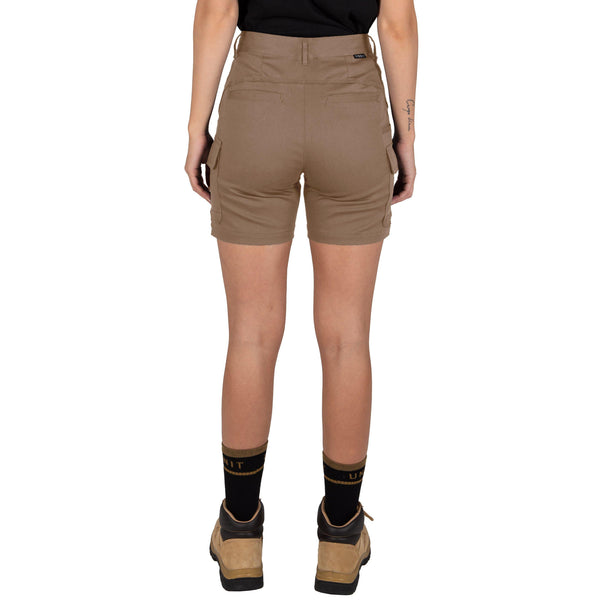 Unit Ladies Staple Cargo Shorts - 209217006-Queensland Workwear Supplies